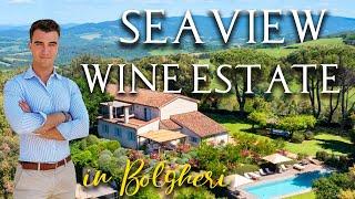 BOLGHERI EQUESTRIAN SEA VIEW ESTATE WITH VINEYARDS | ROMOLINI