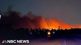 Wildfire state of emergency in Carolinas