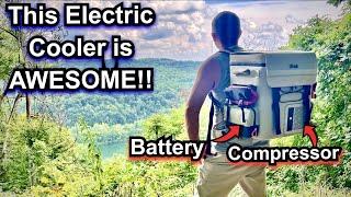 This Electric Cooler is so portable ~ Litheli FrozenPack Backpack Cooler Review