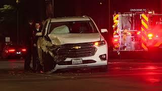 Two Ejected In Street Racing Crash