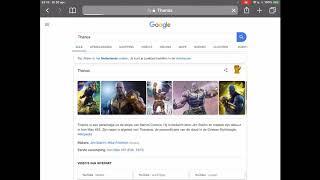 [NEW]!! | Thanos Google Easter Egg!