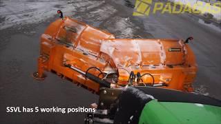 Snowplough SSVL  - PADAGAS. V shape snow plow, snow blade, snow cleaning machiner