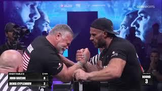 Denis Cyplenkov vs John Brzenk 2023 #armwrestling #deniscyplenkov  #brzenk