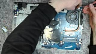 Samsung NP300E5A laptop disassembly, take apart, teardown tutorial