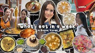 what i eat in a week in Korea (aka what my Korean mom cooks for me) *korean food + family mukbang*️