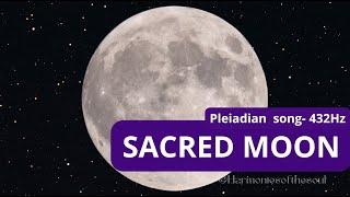 SACRED MOON- 432Hz #healingmusic #meditation #432hz #harvestmoon #moon #eclipse #pleiadians