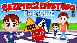 Kazio i BEZPIECZEŃSTWO NA DRODZE film edukacyjny dla dzieci 🟢