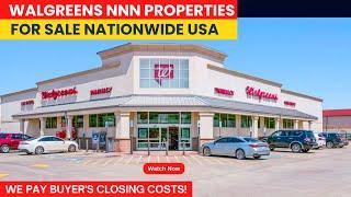 Walgreens Triple Net (NNN) Lease Properties for Sale