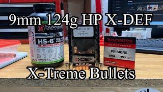 9MM 124gr HP X-DEF from X-Treme Bullets