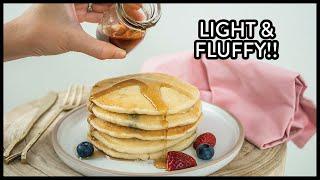 How To Make LIGHT AND FLUFFY VEGAN PANCAKES | Le Bon Baker