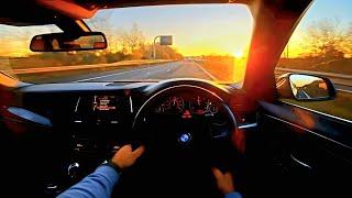 Sunset Drive BMW 520D F10 Estate Automatic POV Driving