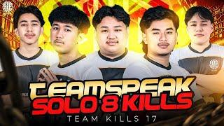 RUTHLESS COG POV | TEAMSPEAK | TEAM KILLS 17 | SOLO 8 KILLS 