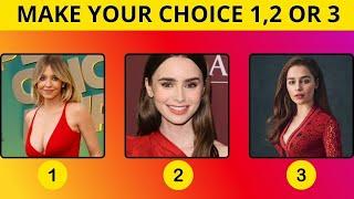 Which of these is the most beautiful for you 1,2 OR 3