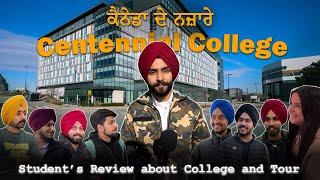 Canada ਦੇ ਨਜ਼ਾਰੇToronto College Life ਪੰਜਾਬੀ International Student Centennial College&Campus tour