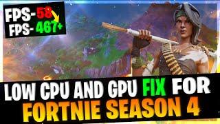 how to fix low gpu usage fortnite fps boost