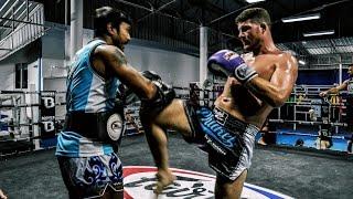 Bisping Muay Thai Training Highlight from Phuket Top Team in Phuket, Thailand