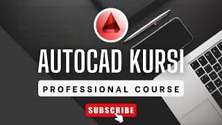 Autocad video kursimizdan namuna