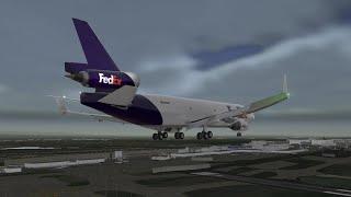 FedEx MD-11F Landing in Frankfurt Airport | RFS - Real Flight Simulator