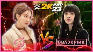 Nayeon vs Lisa - WWE 2K23 - Twice vs Blackpink - Set me free vs Celine - WWE 2K POP #pae8tube
