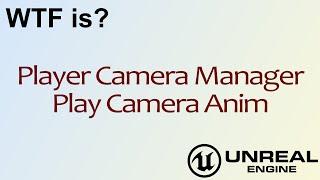 WTF Is? Play Camera Anim in Unreal Engine 4 ( UE4 )