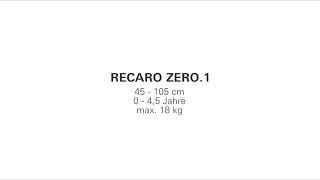 RECARO Zero.1 - Der 360° drehbare Reboarder Kindersitz für die Gruppe 0+/I