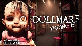 DOLLMARE - ENDING B / Crowbar location - Full Horror Game |1080p/60fps| #nocommentary