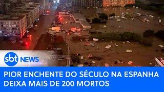 Pior enchente do século na Espanha deixa mais de 200 mortos | SBT News