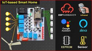 Best IoT Project  using ESP32 and Sensor with Fan Dimmer | Alexa Google Home Automation 2022