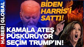 Biden Kamala Harris'i Bitirdi! ABD Seçimlerine Günler Kala Trump'a Büyük Fırsat!