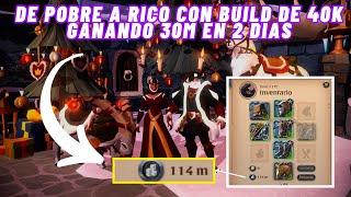 De Pobre a "RICO" desde 0 / Mi build de 40k con la que gane 30M en 2 días Albion Online