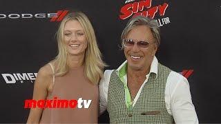 Mickey Rourke & Anastassija Makarenko | Sin City A Dame to Kill For | LA Premiere