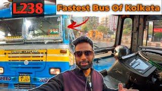 Fastest Bus Of Kolkata  || L238 Barasat To Howrah Bus Journey || Travel With Shailen