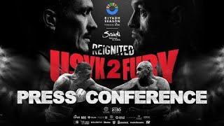 LIVE: Oleksandr Usyk vs Tyson Fury 2 Press Conference  