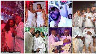 Genevieve Nnaji,Davido,Ebuka ,Tiwa ,Burna boy, Mercy Eke ,others at TONY ELUMELU'S  CHRISTMAS PARTY.