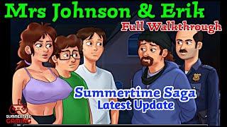 Mrs Johnson & Erik Full Walkthrough | Summertime saga 0.20.1 | Complete Storyline