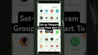 How To Setup Telegram Group| Start To Finish #trending #telegram #howtoguides