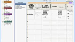 Quiksigma: Failure Modes and Effects Analysis, Part 1