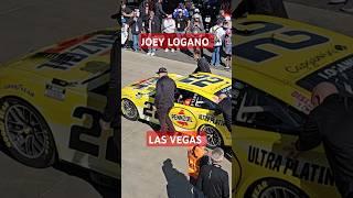 NASCAR CUP Joey Logano Garage Action Las Vegas Motor Speedway
