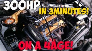 How To Make Up To 300hp or More In A 4AGE! (in 3 minutes!)