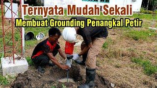 Ternyata Mudah Membuat Grounding Penangkal Petir Tower