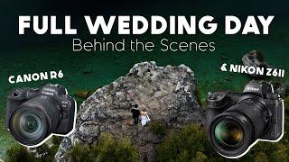 Wedding Photography Behind The Scenes | Cliff Elopement with Canon R6 and Nikon Z6II