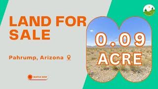 0.09  acre land for sale in Pahrump, Arizona [039-422-04]