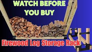 Firewood storage rack brackets are a SCAM