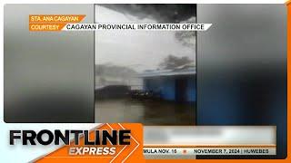 Hagupit ng Bagyong Marce, naramdaman sa ilang bahagi ng Cagayan I Frontline Express