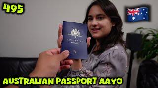 Australian Passport! She Got It Finally  | vlog 495 | Nepali Vlog