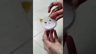 Cute kitten smashy stuffed toy making DIY at home #art #artistic #cat