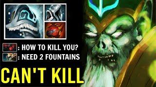 WTF 1v5 CAN'T KILL HIM +90% Healing Most Cancer Mid Necro Immortal Boss 0 Deaths Gameplay Dota 2