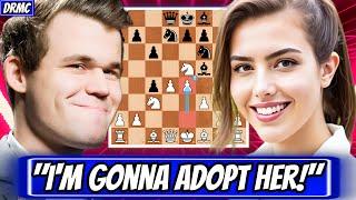 “Chess So Strong, She Begs For Mercy!” || Magnus Carlsen SHOWS Alexandra Botez Why He's THE GOAT!