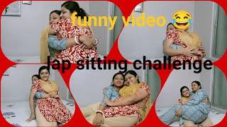 #Lap sitting challenge in bed #funnyvideo#viralvideo#bengalivlog@SAMIRAsvlog87