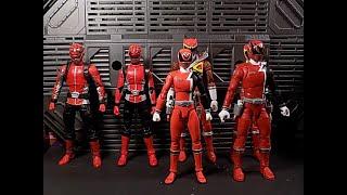 RED RANGERS COMPARISON (BANDAI/HASBRO)